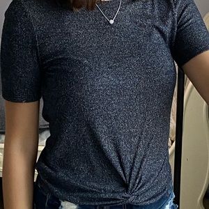 Aeropostale high neck tee w knot